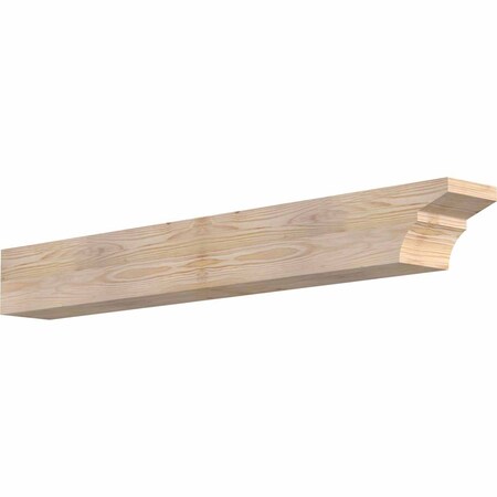 Ekena Millwork Monterey Smooth Rafter Tail, Douglas Fir, 5 1/2"W x 6"H x 48"L RFT06X06X48MON00SDF